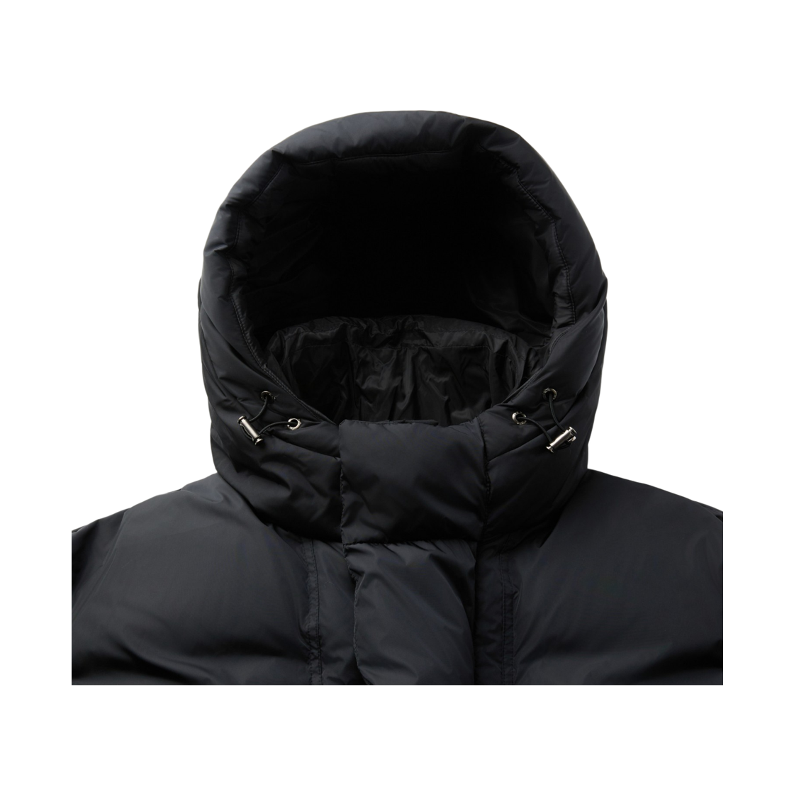 이로 올메텍스웨트후드 테크니컬 구스웨트운 점퍼 블랙(Iro Allmetex Hood Technical Goose Down Jacket Black) - 4
