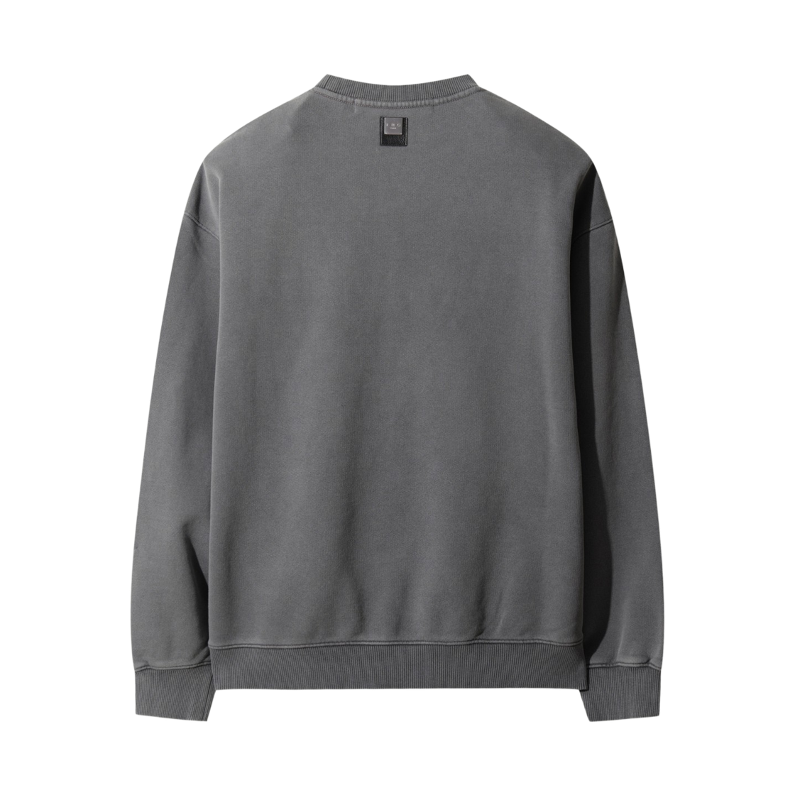 이로 씬 로고 자수 다잉 맨투맨 다크 그레이(Iro Scene Logo Embroidery Dyeing Sweatshirt Dark Gray) - 3