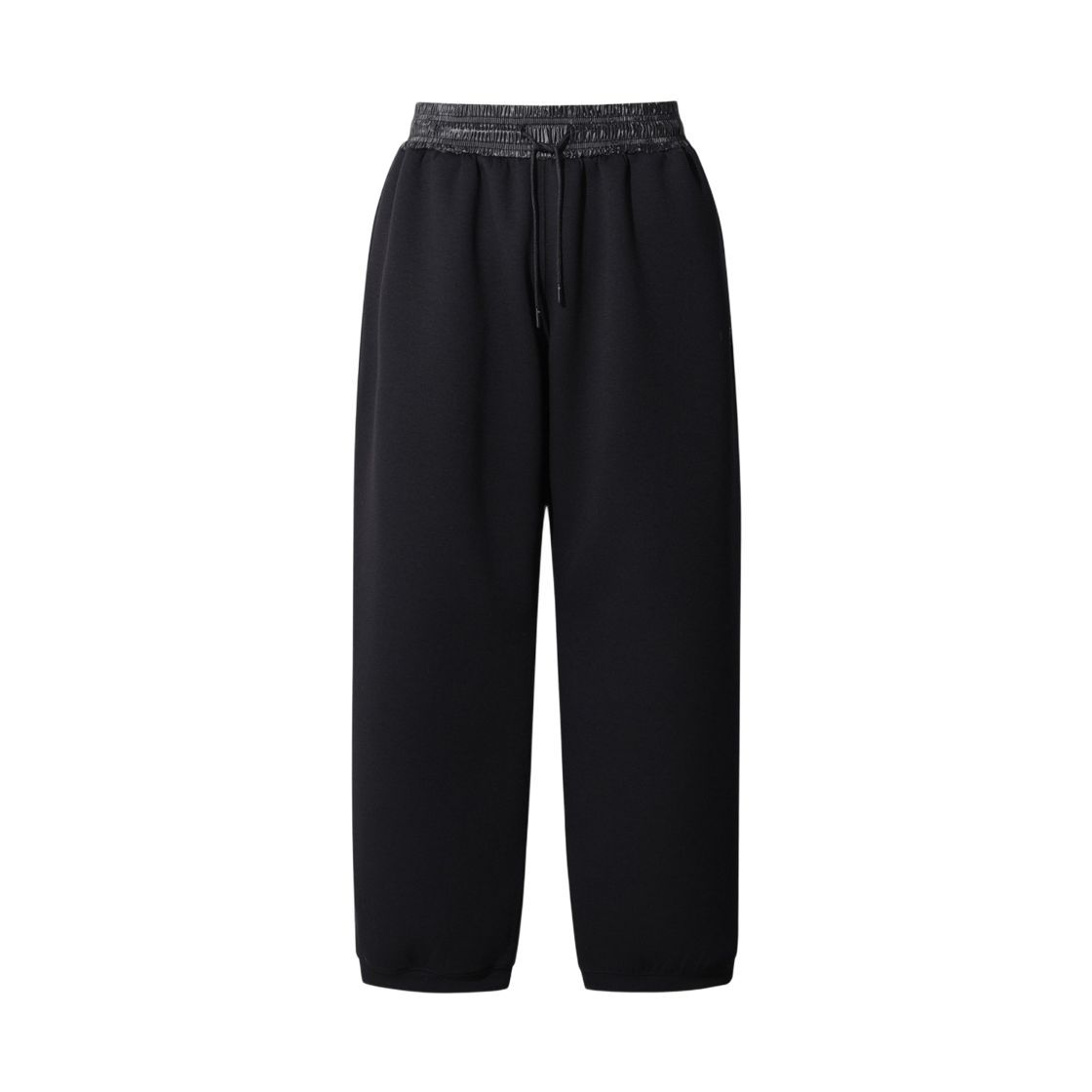 이로 세인트 밴딩 배색 와이드 조거 팬츠 블랙(Iro Saint Color-Block Banding Wide Jogger Pants Black) - 6