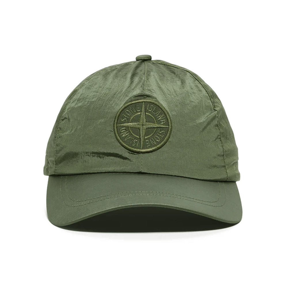 [15% 쿠폰] 스톤아일랜드 로고 자수 나일론 캡모자 카키([15% 쿠폰] Stone Island Embroidered Logo Nylon Cap Khaki) - 2