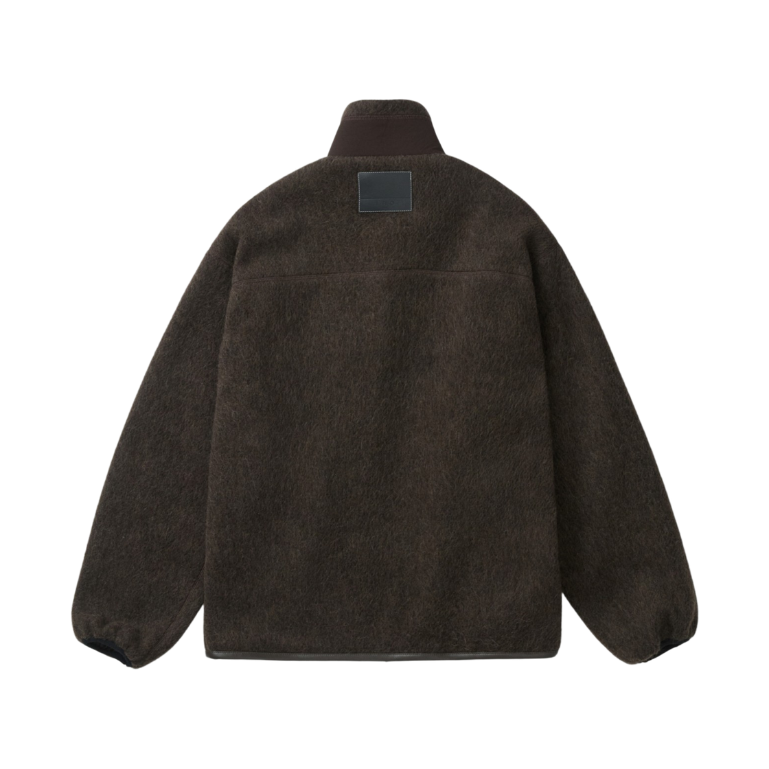 이로 뒤브 헤어리 집업 후리스웨트점퍼 브라운(Iro Duve Hairy Zip-Up Fleece Jumper Brown) - 3