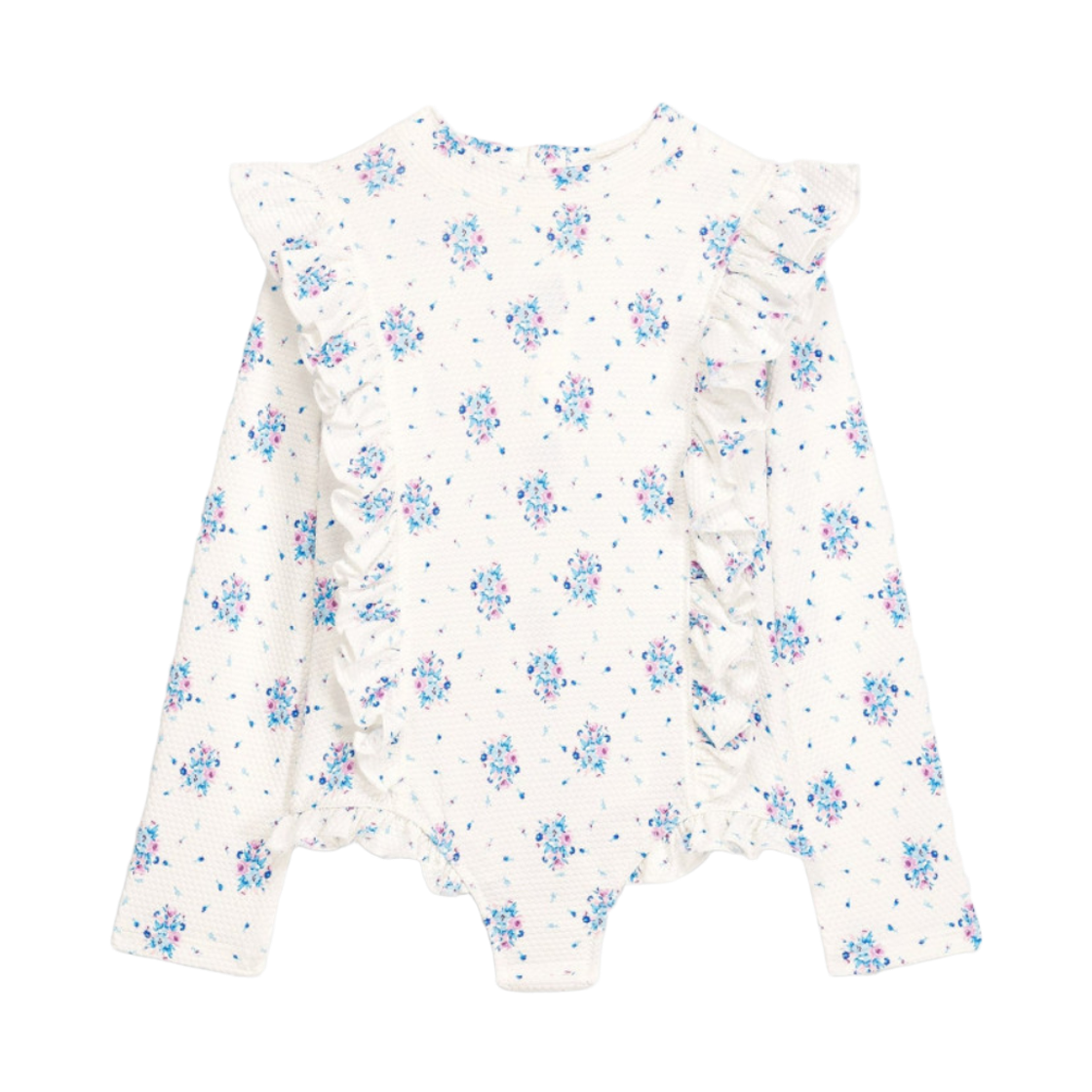 (키즈) 루이스 미샤 오렐리 스윔수트 크림 플라워 듄 플로럴 프린트((Kids) Louise Misha Aurelie Swimsuit Cream Flower Dunes Floral Print)