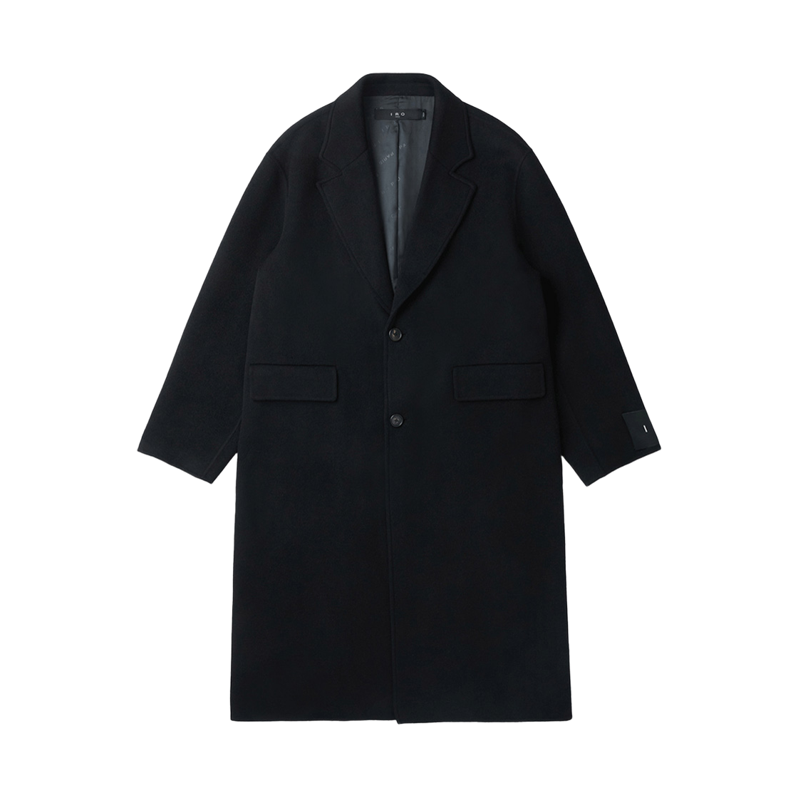 이로 에퓌르 캐시미어 블랜드 핸드메이드 싱글 롱코트 블랙(Iro Epure Cashmere Blend Handmade Single Long Coat Black)