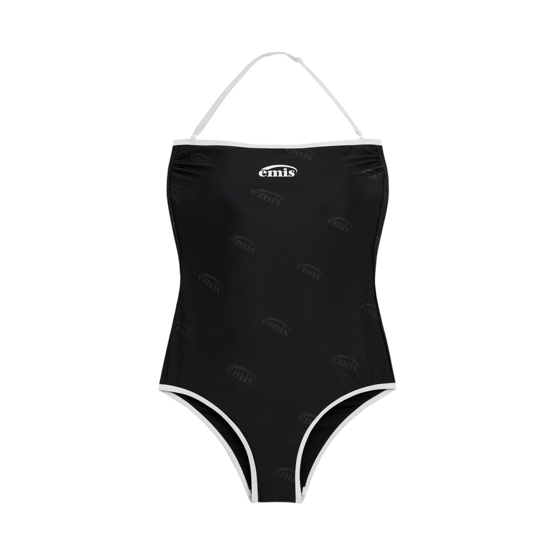 - (W) Emis Detachable Strap Swimsuit Black
