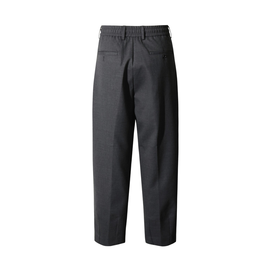 이로 레제 울혼방 벌룬핏 팬딩 슬랙스웨트다크 그레이(Iro Leger Wool Blend Balloon Fit Banding Slacks Dark Gray) - 3