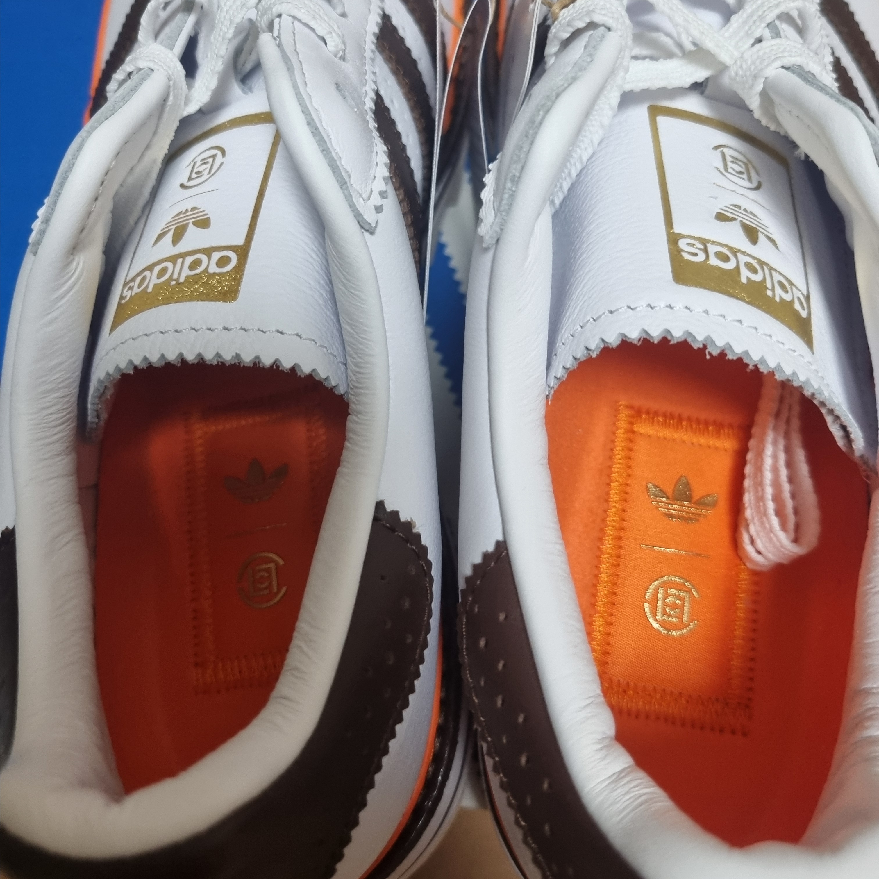Adidas x Clot Superstar Footwear White Coffee 착용 스타일 - 4