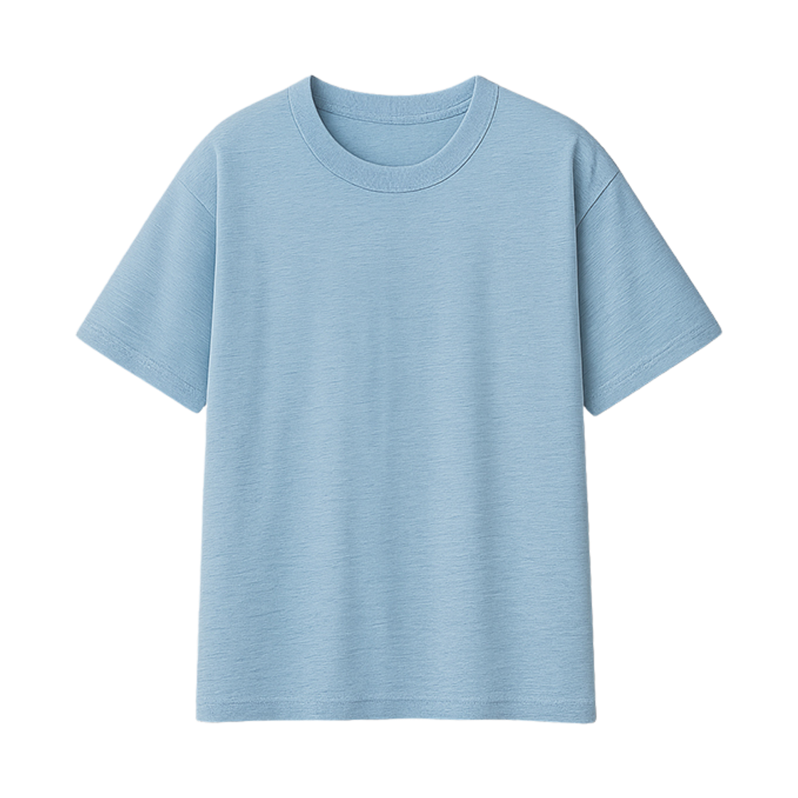 GCIN2030-스카이 GCLIP Essential Cotton Crewneck Loose-Fit T-Shirt Sky