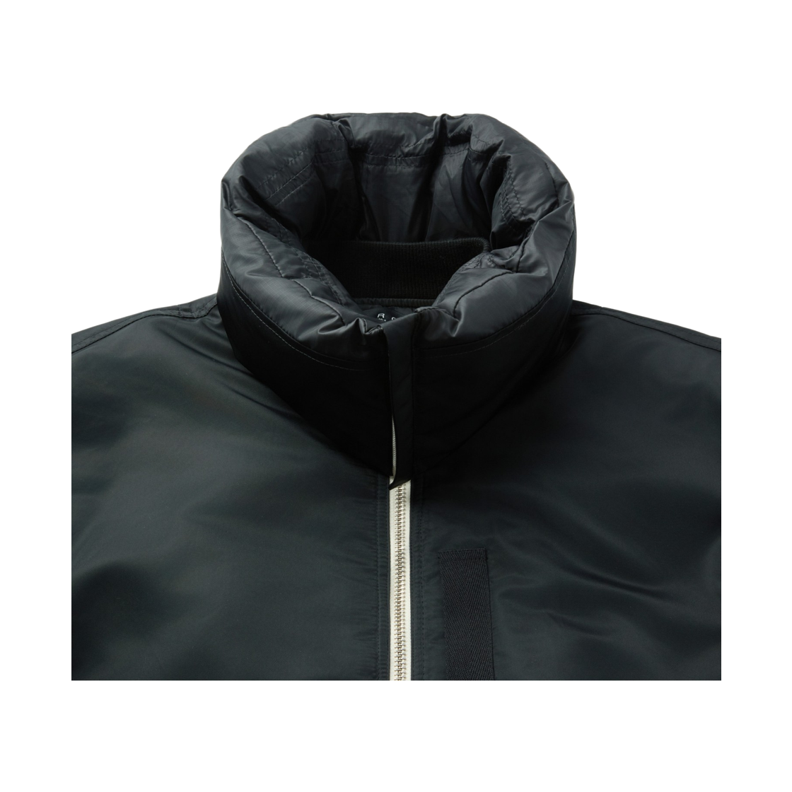 이로 아비우스웨트넥 워머 MA-1 항공점퍼 블랙(Iro Avius Neck Warmer Ma-1 Bomber Jacket Black) - 4