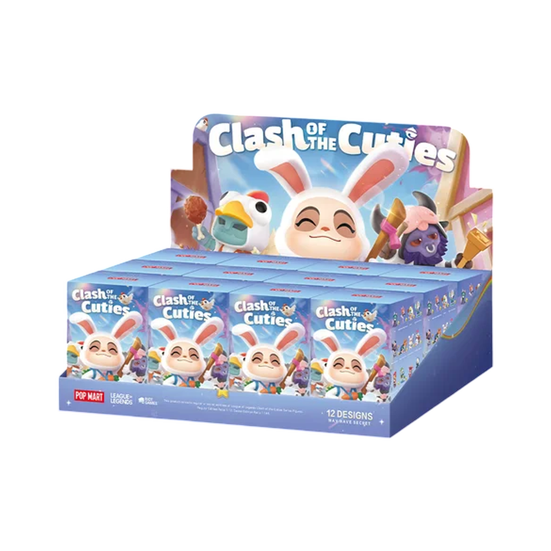 - Pop Mart League Of Legends Clash Of The Cuties Series Figures Sealed Case (12 Blind Boxes)