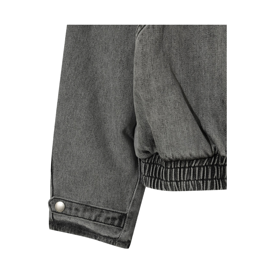 이로 지실로 워시드 데님 바이크 점퍼 그레이(Iro Gisilo Washed Denim Bike Jumper Gray) - 5