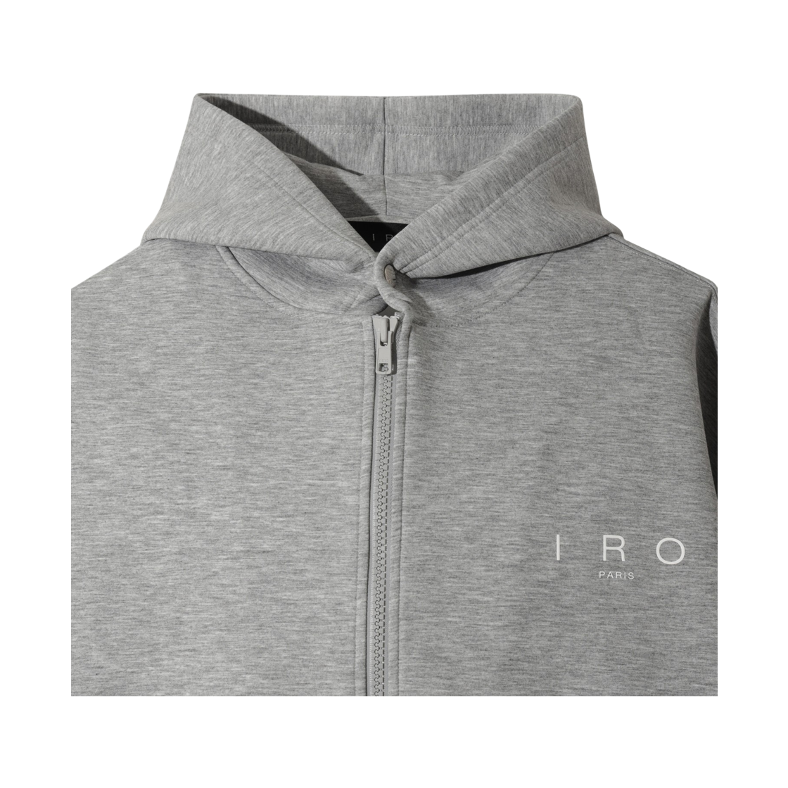 이로 브왈 쿠션지 후드 집업 티셔츠 그레이(Iro Voile Cushion Fabric Hood Zip-Up T-Shirt Gray) - 4