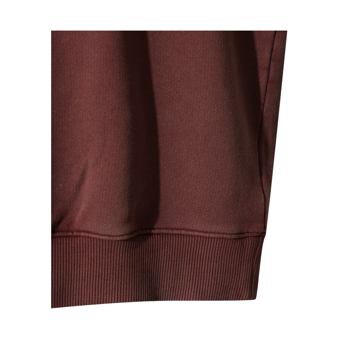 이로 씬 로고 자수 다잉 맨투맨 다크 레드(Iro Scene Logo Embroidery Dyeing Sweatshirt Dark Red) - 6