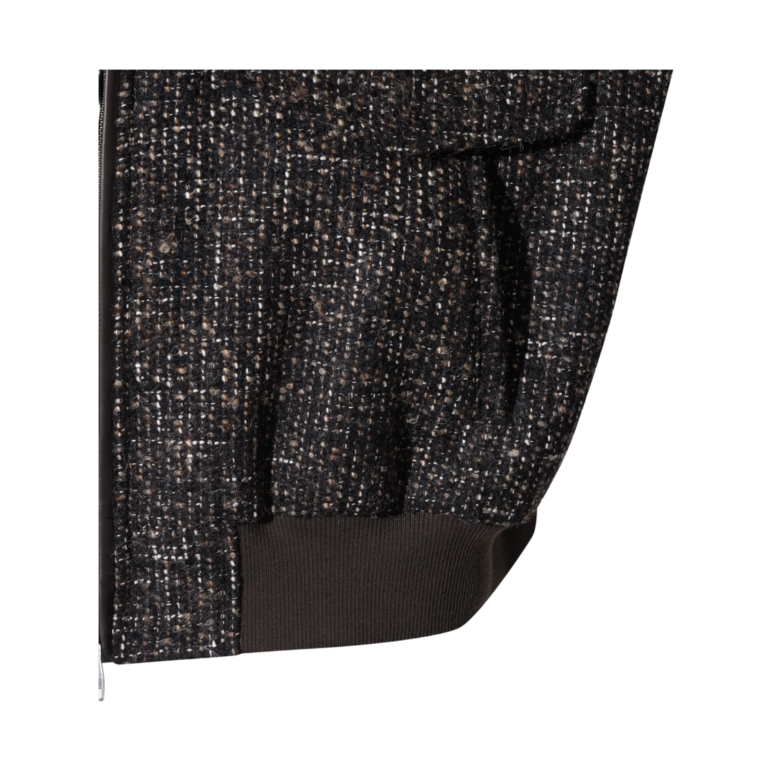 이로 마르키 하이넥 트위드 자켓 브라운(Iro Marquis Tweed High Neck Jacket Brown) - 6