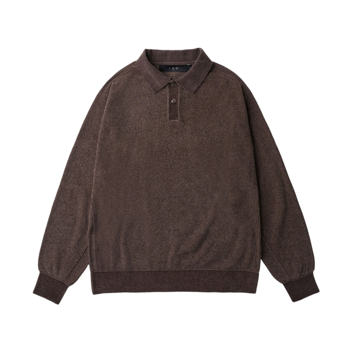 이로 칼랭 셔닐 카라 니트 풀오버 브라운(Iro Calin Chenille Collar Knit Pullover Brown) - 2