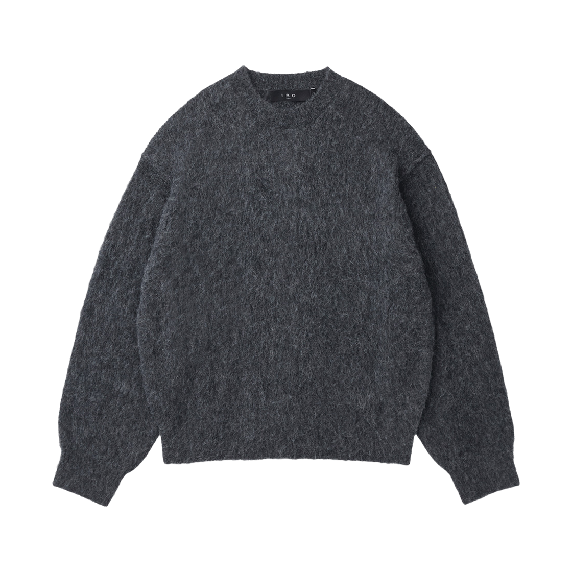 이로 오라스웨트헤어리 니트 풀오버 다크 그레이(Iro Auras Hairy Knit Pullover Dark Gray)