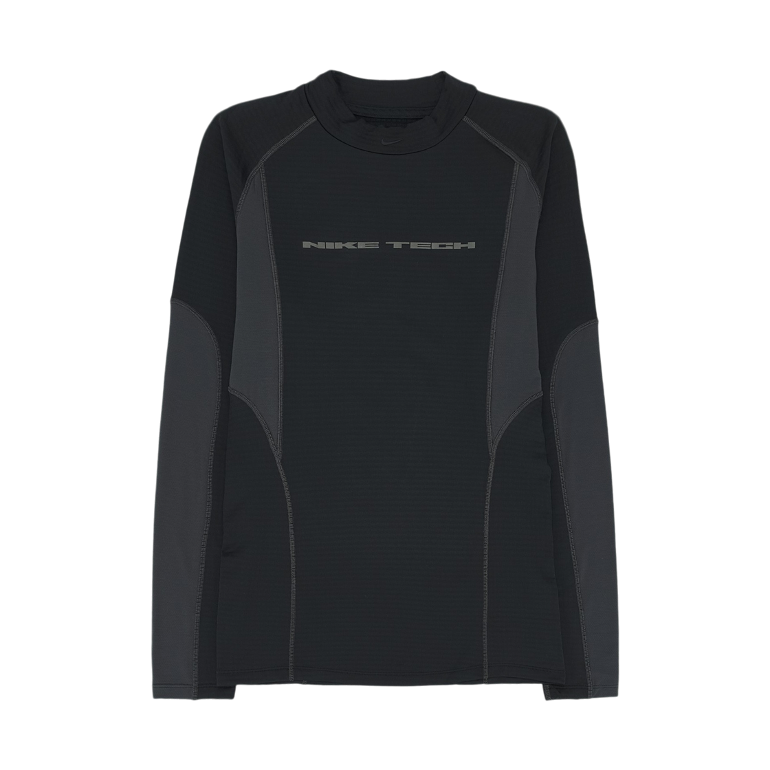 HV1405-010 Nike Tech Base Layer Long Sleeve Top Black Anthracite - US/EU
