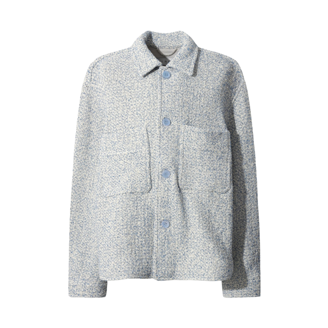 이로 브륌 트위드 포켓 셔켓 블루(Iro Brume Tweed Pocket Shirt Jacket Blue) - 2