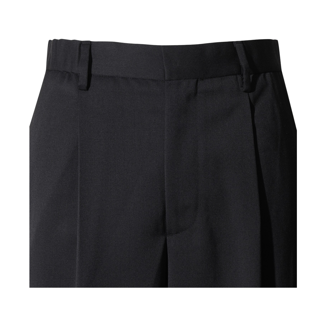 이로 앙플 울혼방 와이드 슬랙스웨트블랙(Iro Ample Wool Blend Wide Slacks Black) - 4