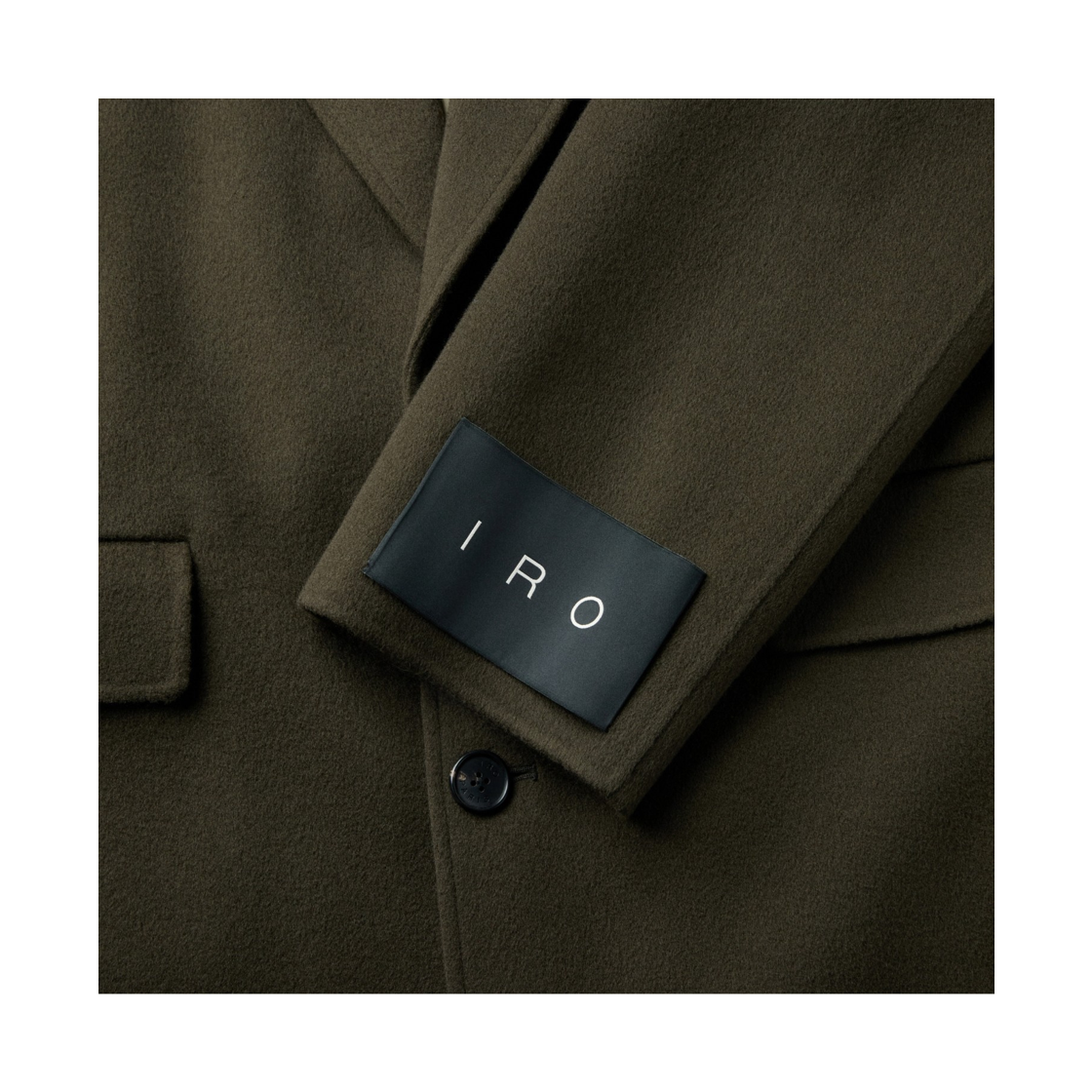 이로 에퓌르 캐시미어 블랜드 핸드메이드 싱글 롱코트 다크 브라운(Iro Epure Cashmere Blend Handmade Single Long Coat Dark Brown) - 6