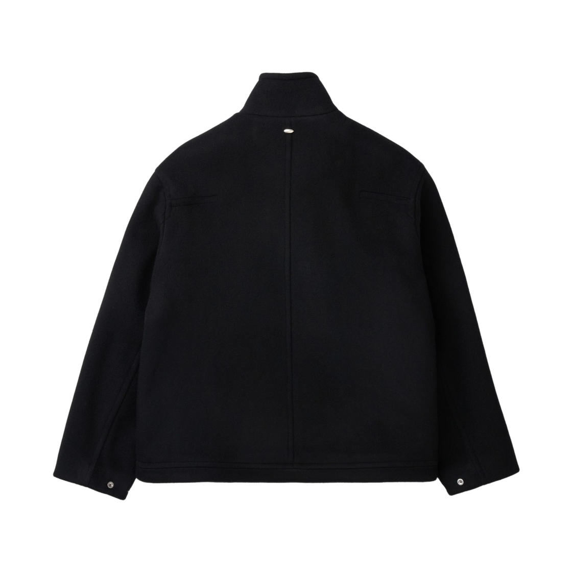 이로 로프트 캐시미어 블랜드 집업 하이넥 숏코트 블랙(Iro Loft Cashmere Blend Zip-Up High Neck Short Coat Black) - 3