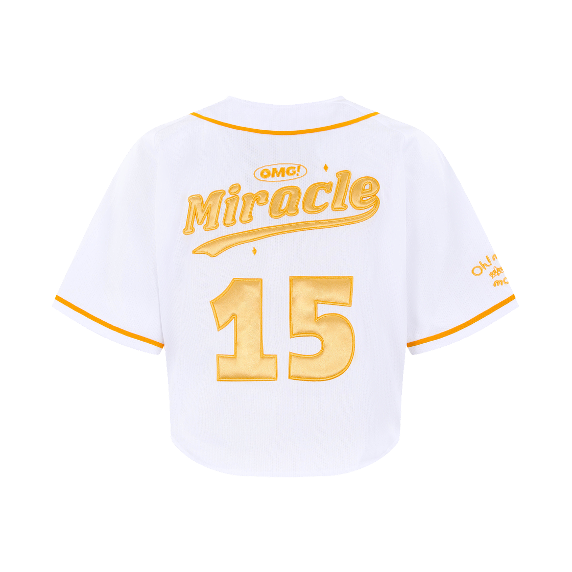 오마이걸 x 모모이 크롭 유니폼 오렌지(Oh! my girl x momoi Crop Baseball Jersey Orange) - 2