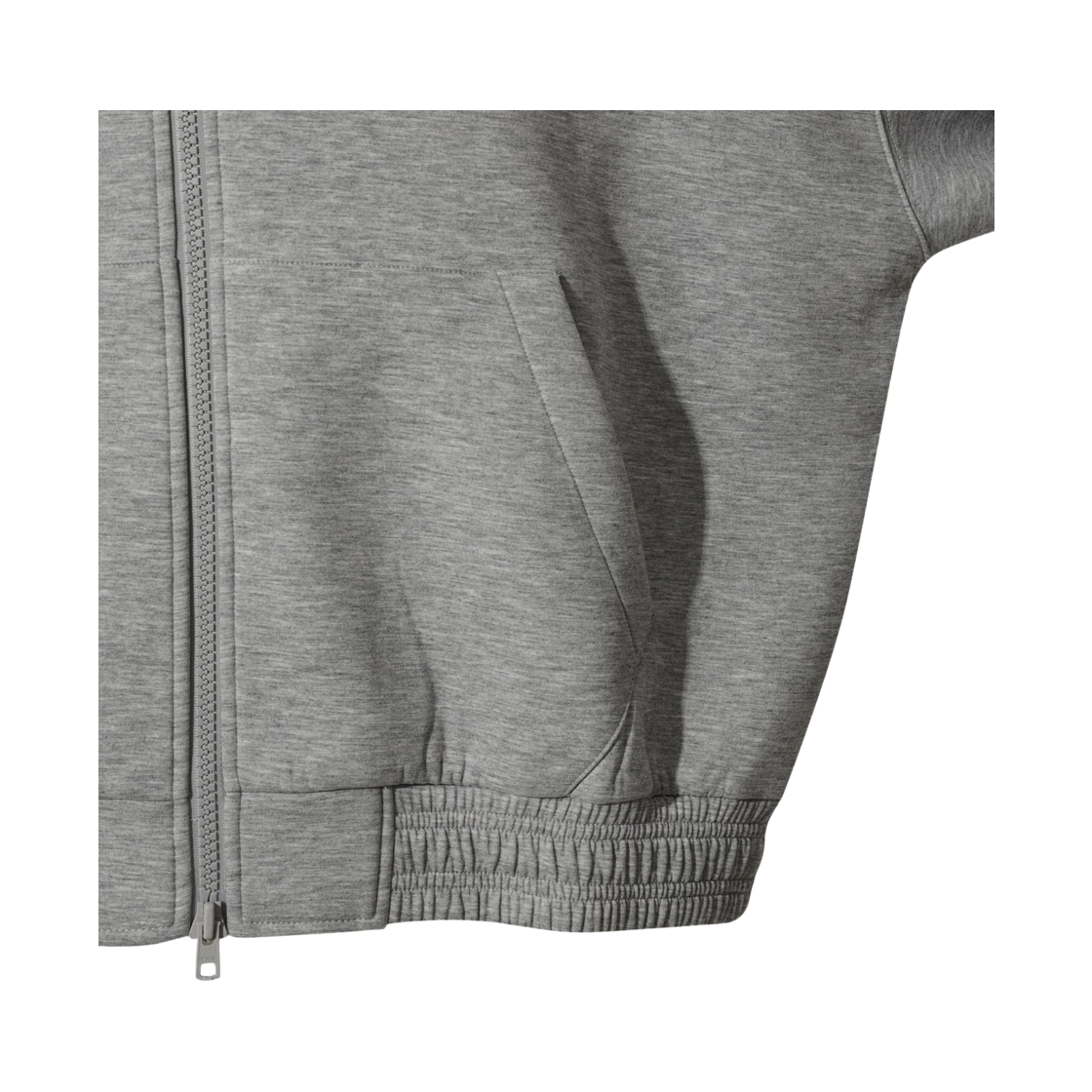 이로 브왈 쿠션지 후드 집업 티셔츠 그레이(Iro Voile Cushion Fabric Hood Zip-Up T-Shirt Gray) - 6