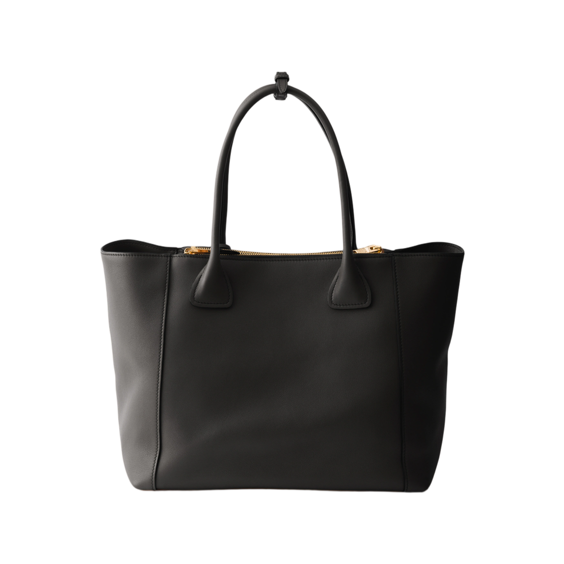 프라다 라지 레더 토트백 블랙(Prada Large Leather Tote Bag Black) - 2