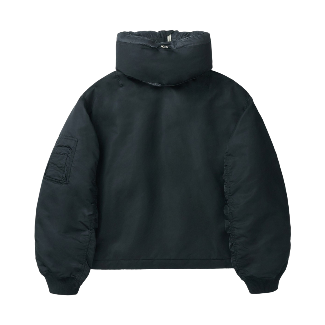 이로 아비우스웨트넥 워머 MA-1 항공점퍼 블랙(Iro Avius Neck Warmer Ma-1 Bomber Jacket Black) - 3