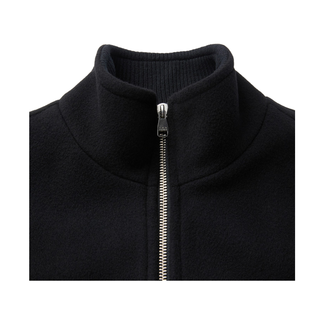 이로 로프트 캐시미어 블랜드 집업 하이넥 숏코트 블랙(Iro Loft Cashmere Blend Zip-Up High Neck Short Coat Black) - 4