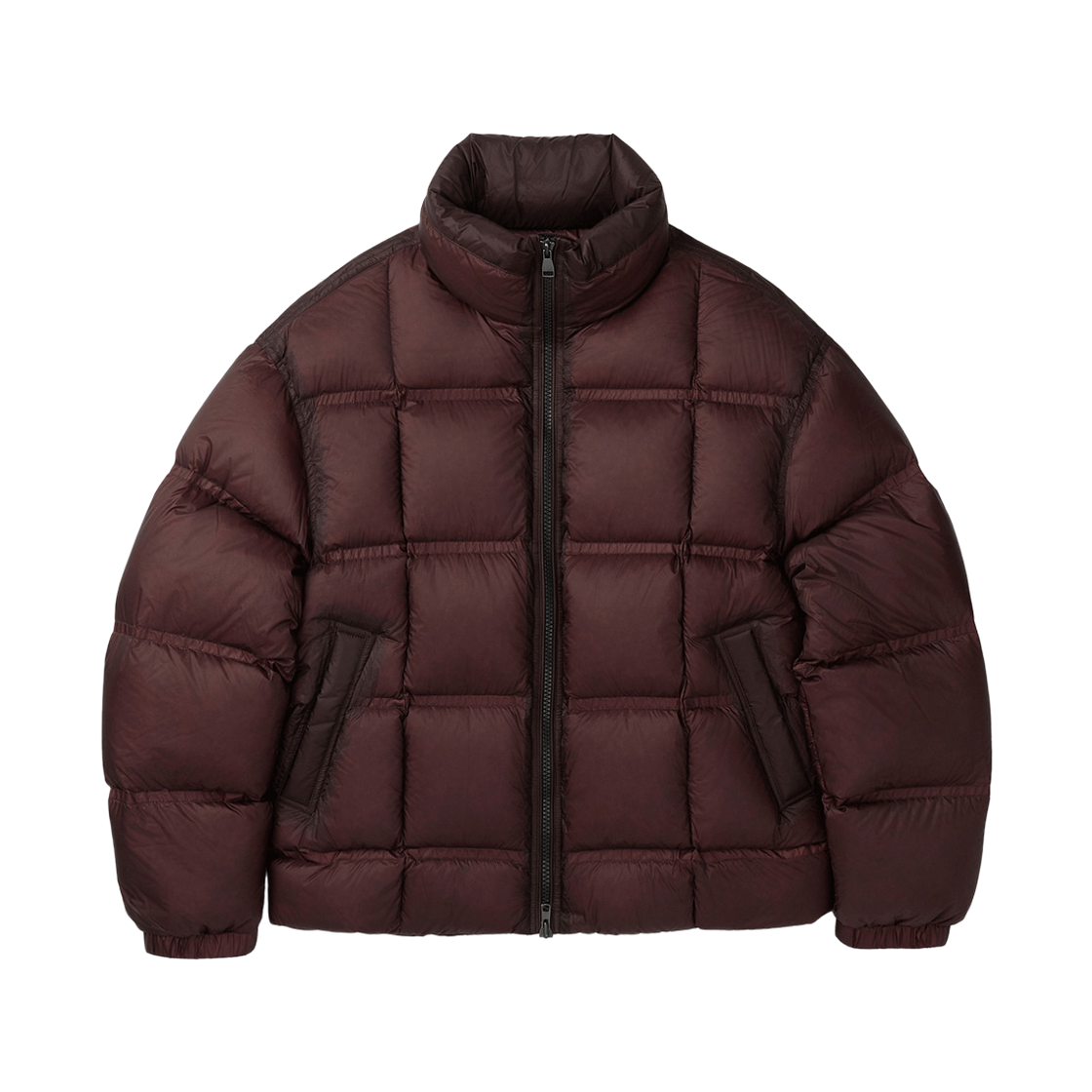 이로 이졸레 경량 7D 스웨트어 퀼팅 다운점퍼 다크 레드(Iro Isolee Lightweight 7D Square Quilted Down Jacket Dark Red)