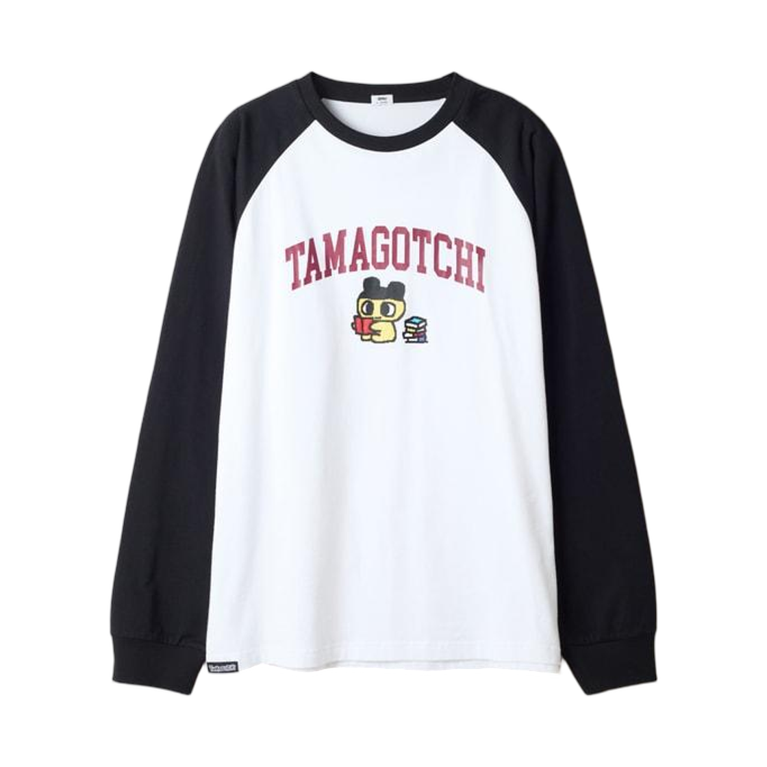 SPLAG49U01 Spao x Tamagotchi Long Sleeve T-Shirt Black