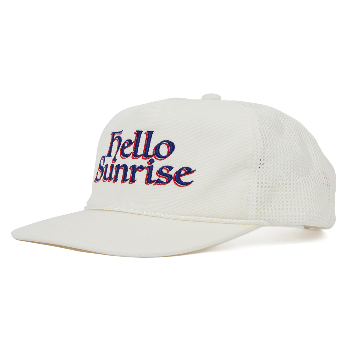 헬로 선라이즈 헤리티지 로고 릴랙스드 핏 5패널 캡 화이트(Hello Sunrise Heritage Logo Relaxed Fit 5P Cap White) - 3