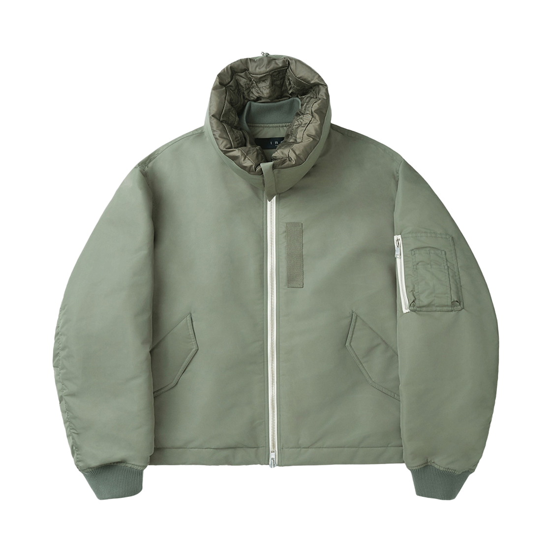 이로 아비우스웨트올메텍스웨트넥 워머 MA-1 항공점퍼 카키(Iro Avius Allmetex Neck Warmer Ma-1 Bomber Jacket Khaki)