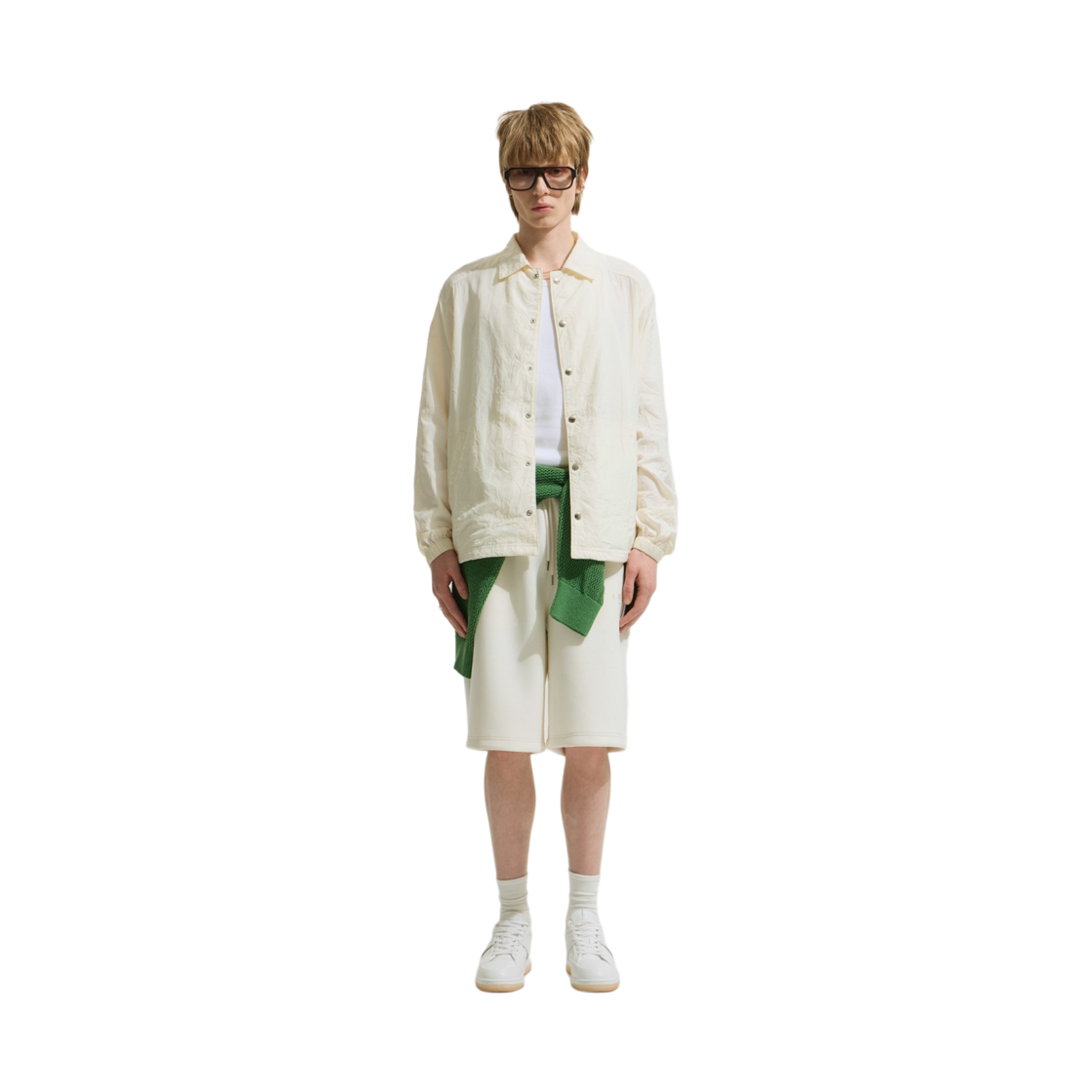 이로 플리세 크링클 코치 자켓 아이보리(Iro Plisse Crinkle Coach Jacket Ivory) - 2