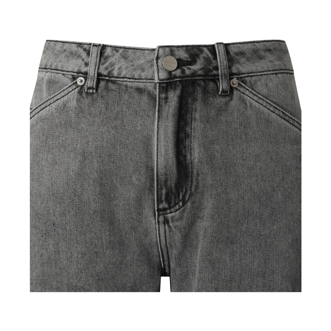 이로 워시드 데님 바이크 팬츠 그레이(Iro Washed Denim Bike Pants Gray) - 4