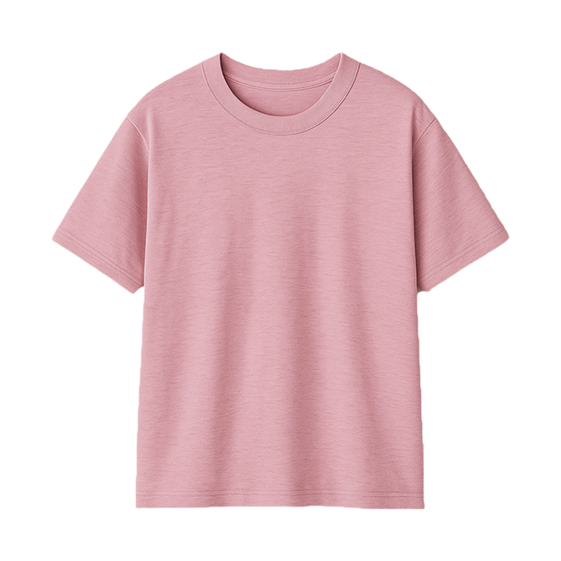 GCIN2030-핑크 GCLIP Essential Cotton Crewneck Loose-Fit T-Shirt Pink