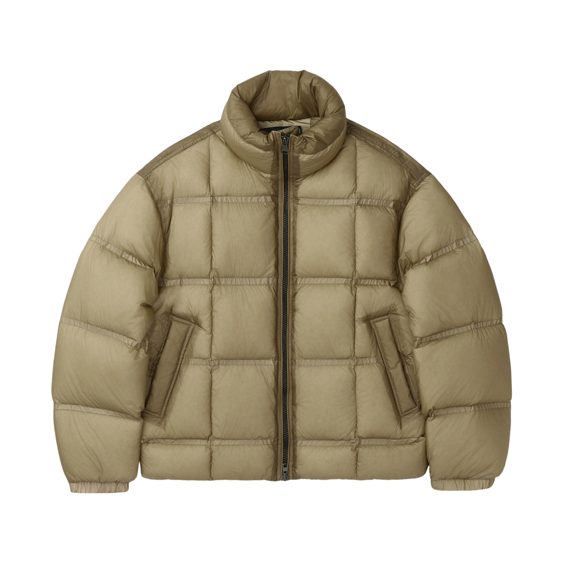 이로 이졸레 경량 7D 스웨트어 퀼팅 다운점퍼 라이트 베이지(Iro Isolee Lightweight 7D Square Quilted Down Jacket Light Beige) - 1