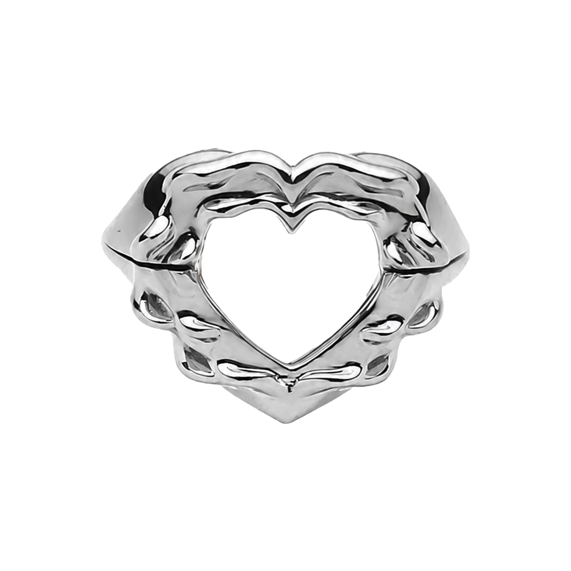 휴스타드 하트 실버 링 _ 925 스텔링 실버(HUSTAD HEART SILVER RING_ 925 sterling silver)