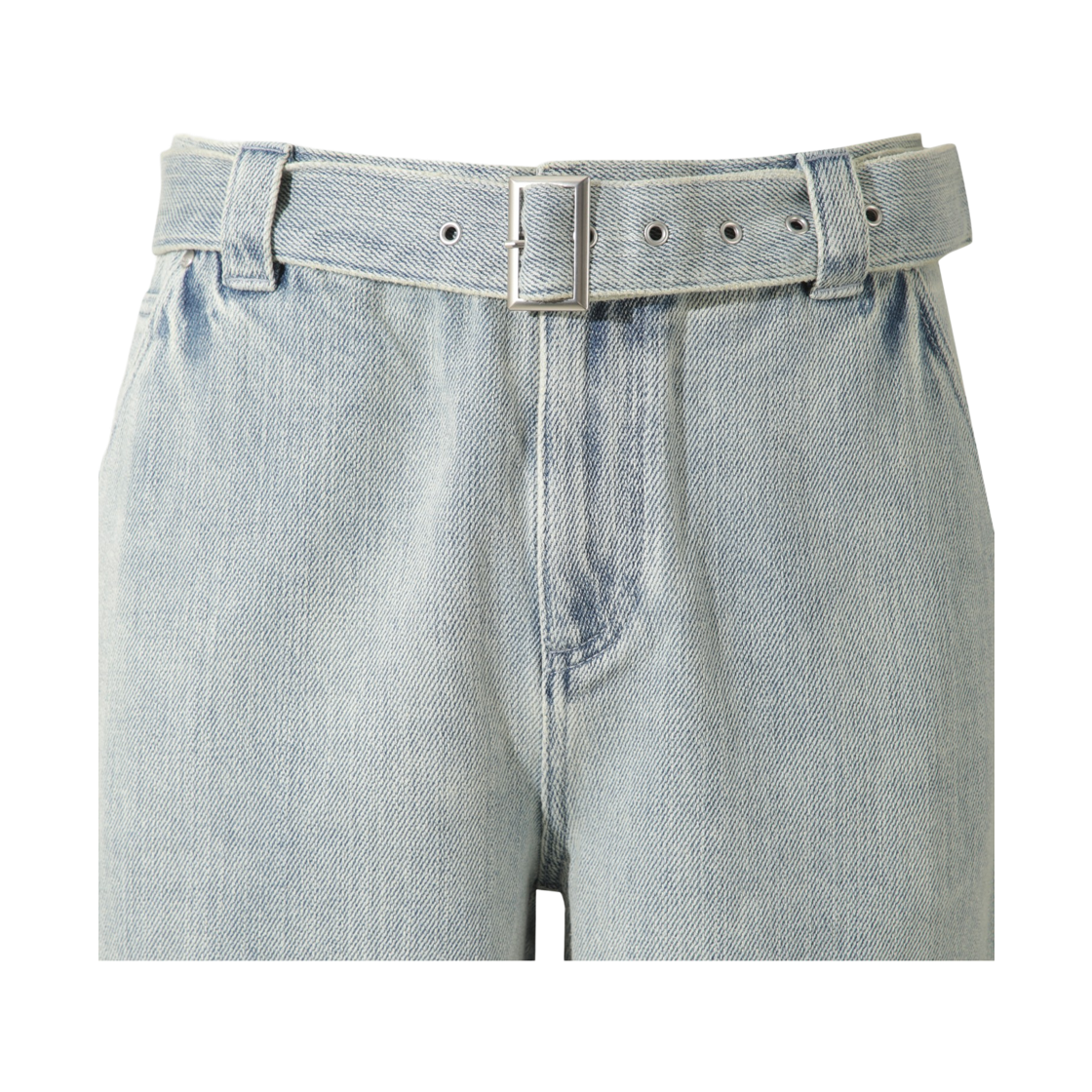 이로 알레리 워시드 데님 쇼츠 블루(Iro Alery Washed Denim Shorts Blue) - 4