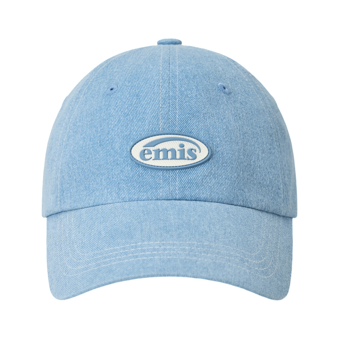 - Emis Mini Rubber Patch Pigment Ball Cap Pastel Blue