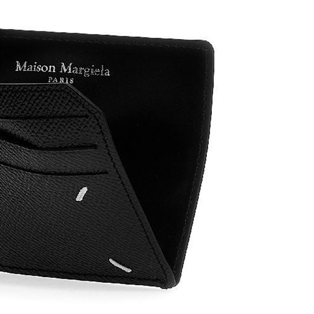 [25% 쿠폰] 메종 마르지엘라 포 스티치 카드 홀더([25% 쿠폰] Maison Margiela Four Stitches Card Holder Black) - 4