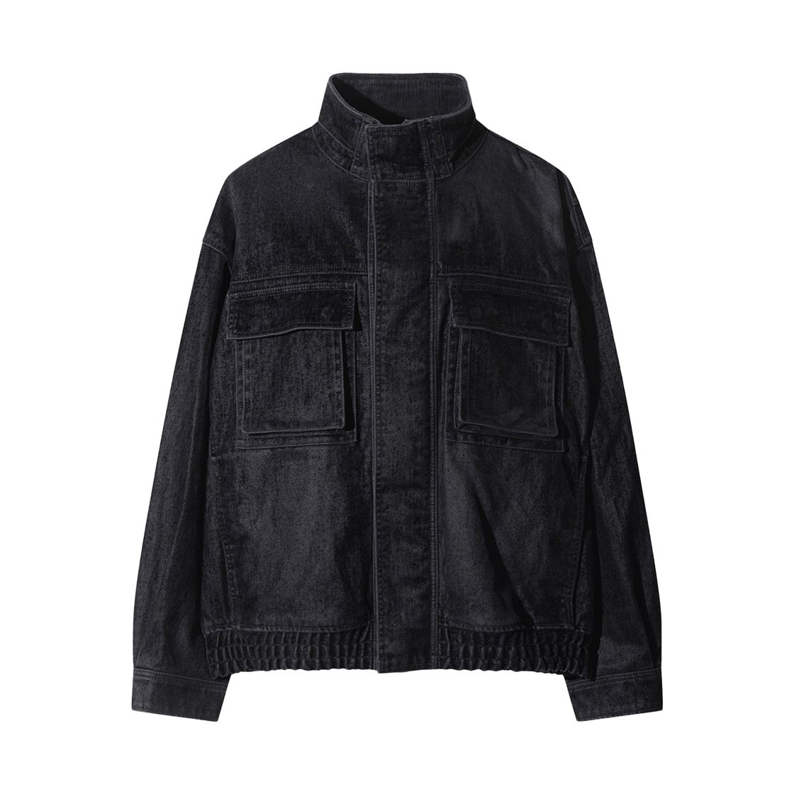 이로 뉘 벨벳 페이드 하이넥 점퍼 블랙(Iro Nuit Velvet Fade High Neck Jumper Black)