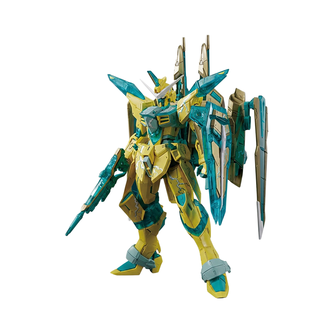 - Bandai MG Justice Gundam Cross Contrast Color Clear Green