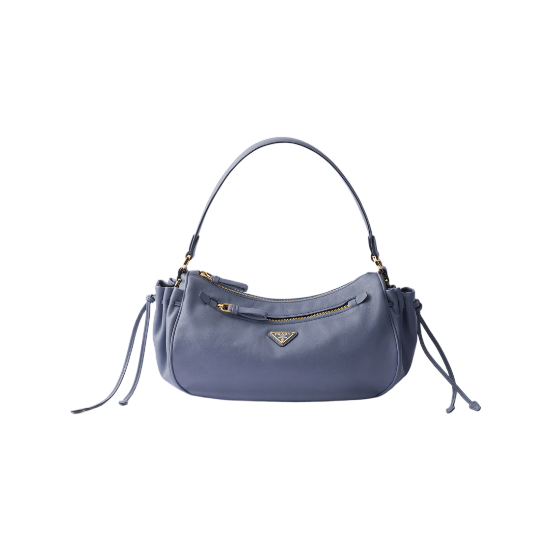1BC296-2ZQX-F0D57 Prada Desiree Small Leather Bag Aviation Blue