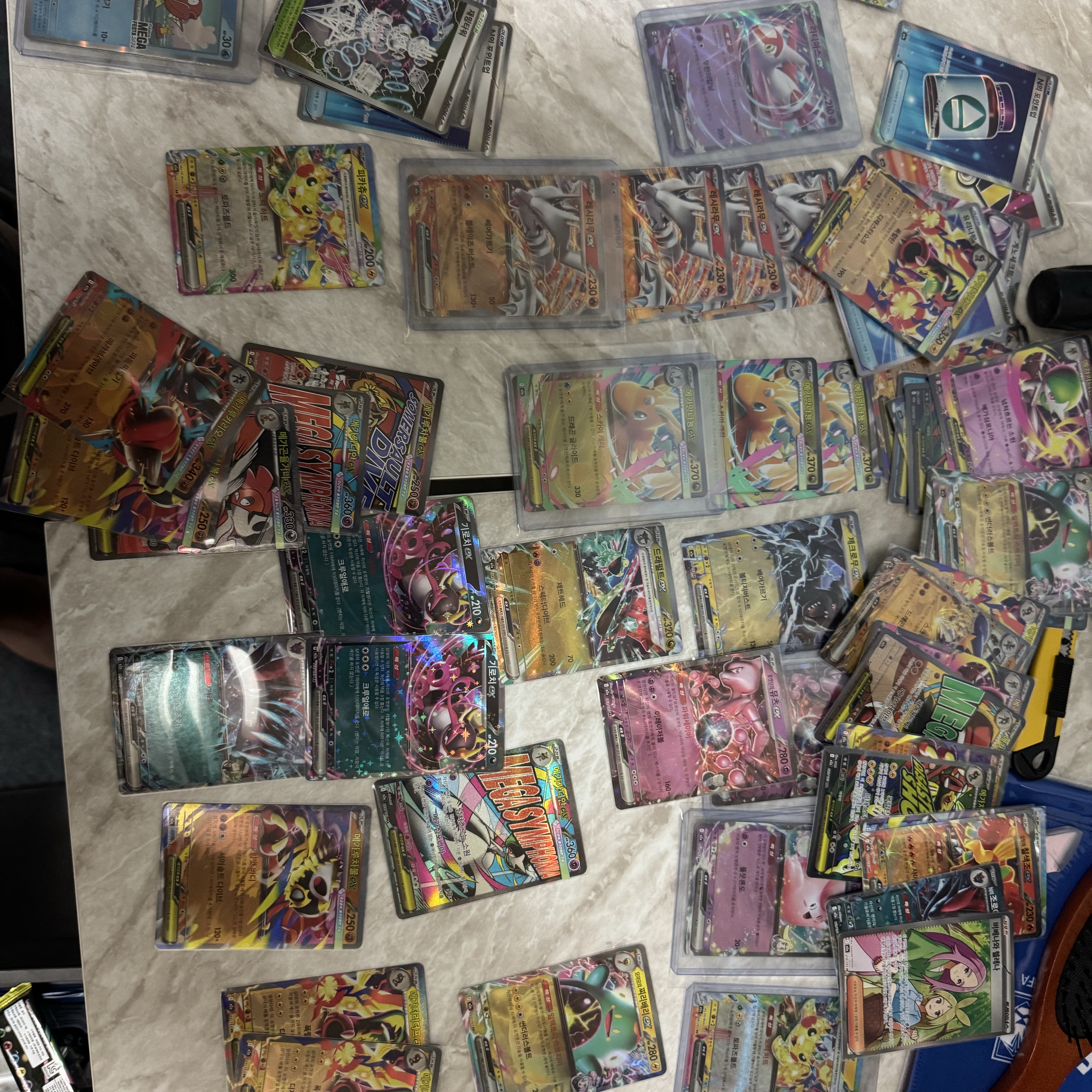 Pokemon TCG Mega High Class Pack MEGA Dream ex 8 Boxes (Total Pack of 80/Korean Ver.) 착용 스타일 - 2