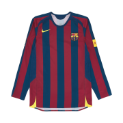 Nike FC Barcelona 2005/06 Retro Soccer Replica Long-Sleeve Jersey (HQ1461-471) (Non Marking Ver.)