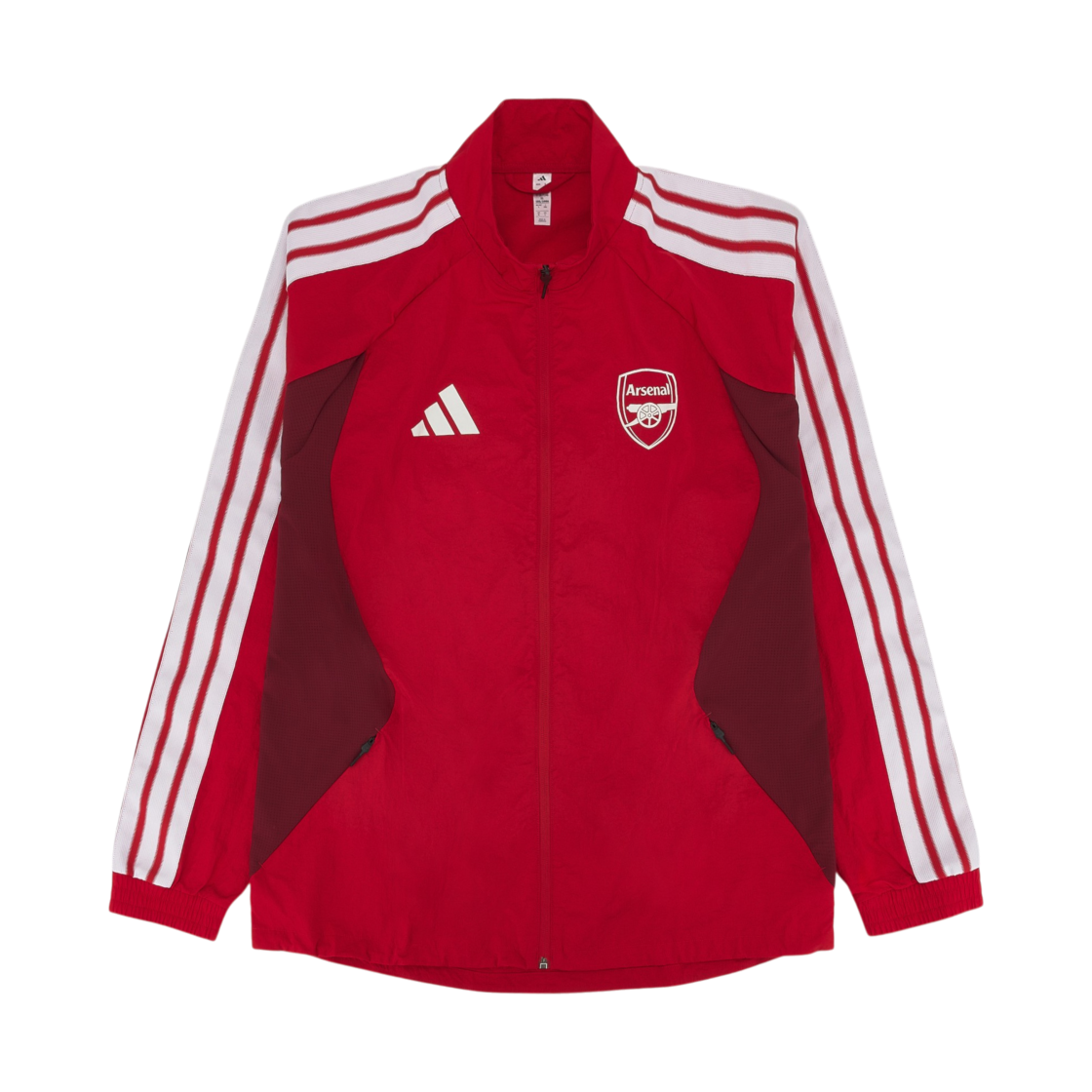 KV6745 Adidas Arsenal FC Home Anthem Jacket Better Scarlet Team Coll Burgundy 2 - KR Sizing (Non Marking Ver.)