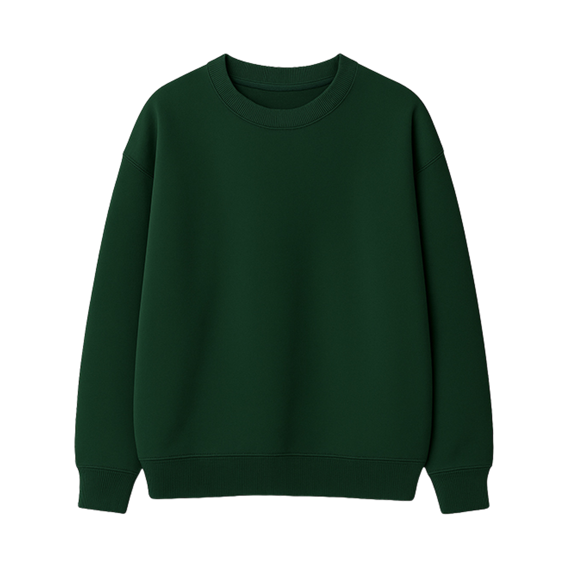 지크립 에센셜 크루넥 오버핏 스웻 맨투맨 티셔츠 딥그린(GCLIP Essential Crewneck Oversized Sweat Sweatshirt T-Shirt Deep Green) - 2
