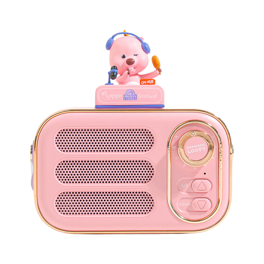 로이체 잔망루피 휴대용 무선 블루투스 스피커(Royche Zanmang Loopy Portable Wireless Bluetooth Speaker)