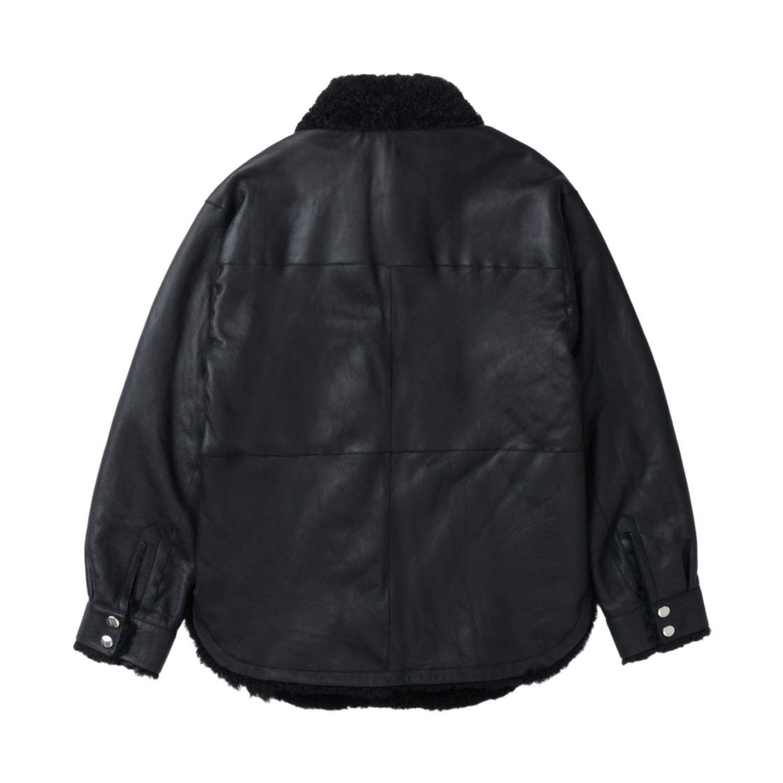 이로 홀미 시어링 셔켓 블랙(Iro Holmy Shearing Shirt Jacket Black) - 3